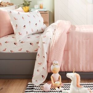 Pillowfort Mermaid Cotton Sheet Set! Full NWOT